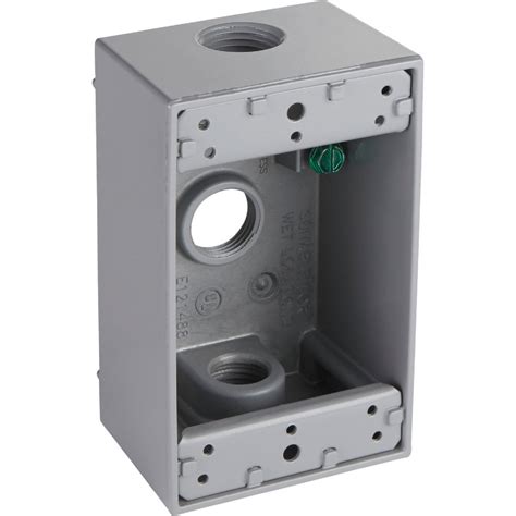 1 gang metal vertical mount box|1 gang metal weatherproof box.